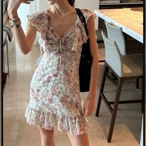 Revolve only used once mini floral dress!